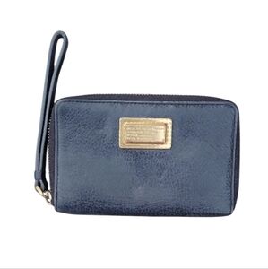 Marc By Marc Jacobs Black Leather Zip Around Wallet